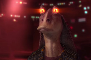 Jar Jar Bink's eyes
