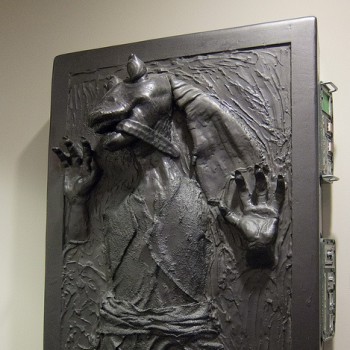 Jar Jar Binks in carbonite