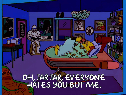 Jar Jar Binks Simpsons